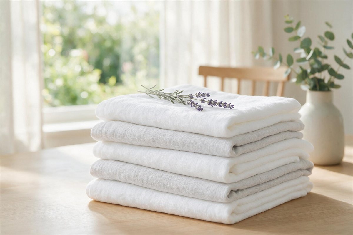 Textil recién lavado