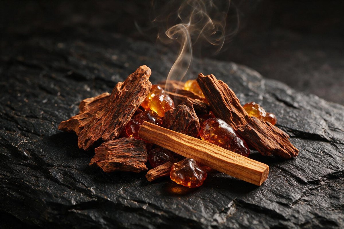 Maderas y resinas de perfumería oriental