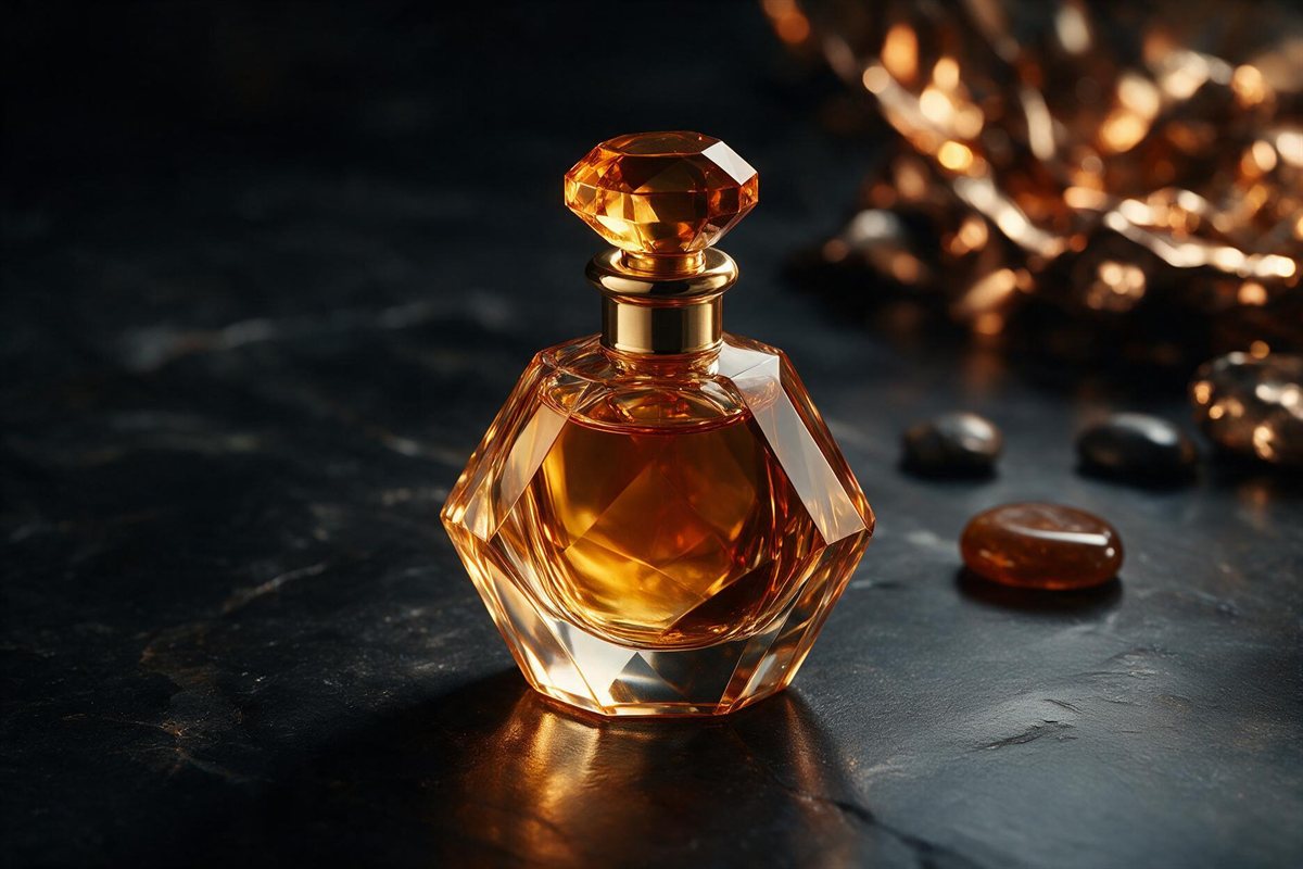 Frasco de perfumería fina