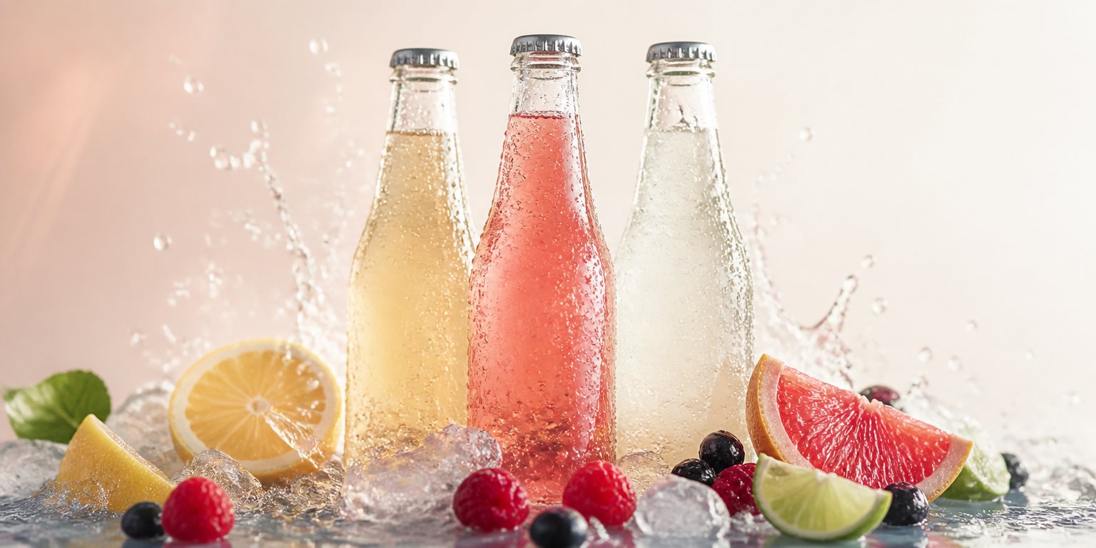 Bebidas refrescantes con perfiles frutales